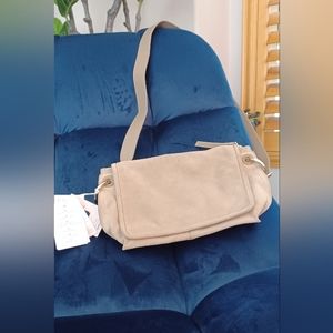 NWT & Other Stories Women's shoulder/crossbody bag with taupe finish